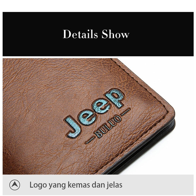 DealS Jeep Buluo Long Fold PU Leather Wallet Multiple Card Slots Men Wallet Purse Dompet Lelaki Bisnes Beg Duit Kulit