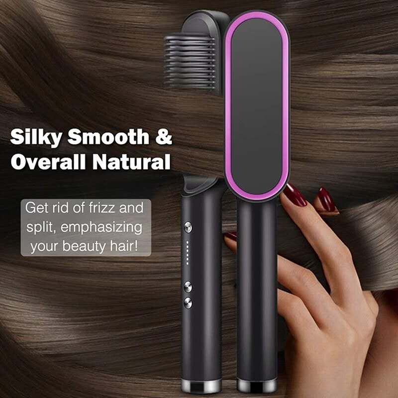 Hair straightener comb Hair Curler Hair crimper fast Heating not hurt Hair Straight Hair Curling rambut K-SKIN