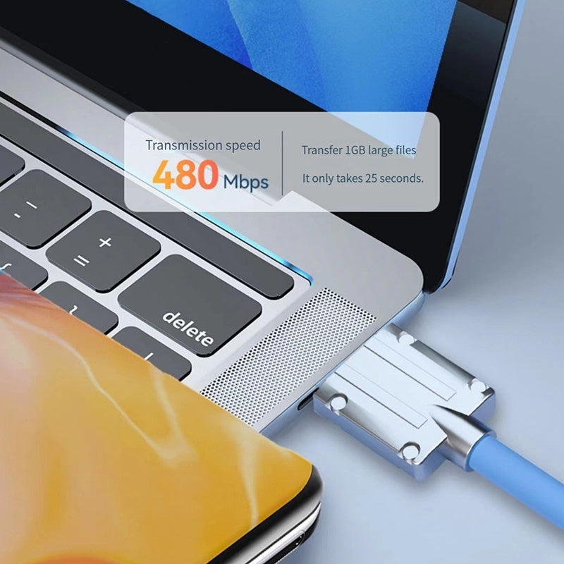 120W 6A Super Fast Charge cable Type C Liquid Silicone Cable Quick Charge Micro USB Cable Charger