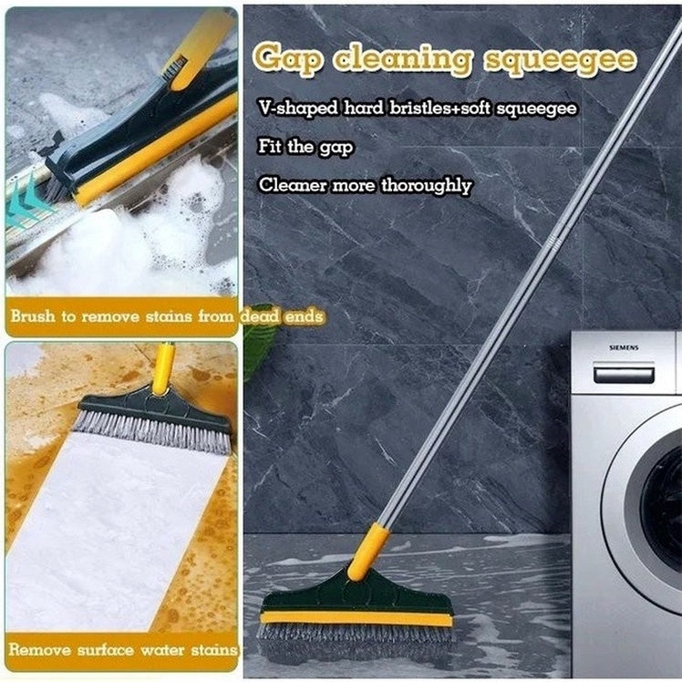 3 in 1 magic Brush Magic Broom Penyapu Lantai Floor Cleaning Brush Gap Scrub Brush Tile Kitchen Bathroom Toilet 刮刷清洁地刷